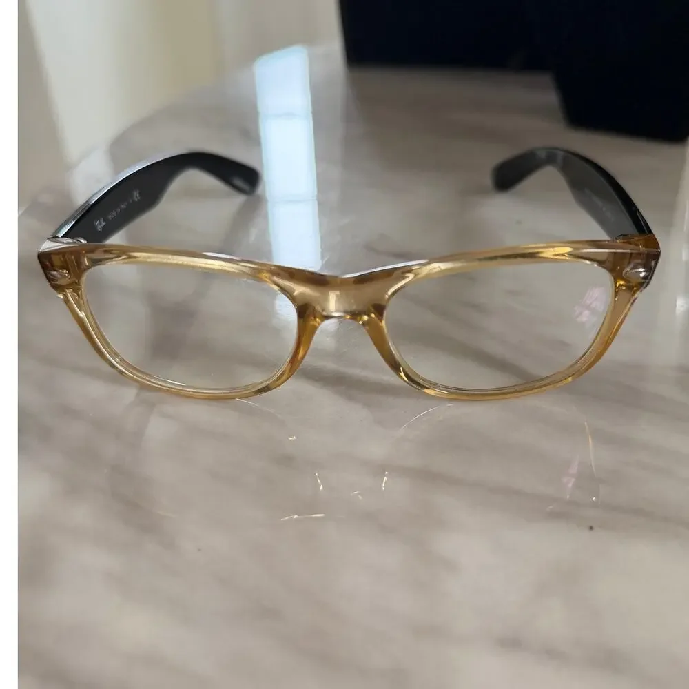 Ray Ban Honey Crystal/Black RB 2132 945 New Wayfarer PRESCRIPTION FRAME ONLY